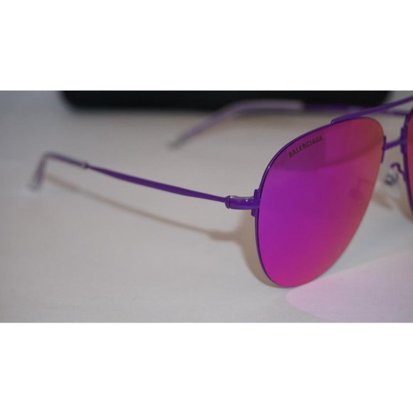 Balenciaga Aviator Mirrored Sunglasses - Picture 7 of 11